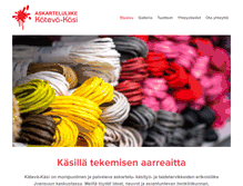 Tablet Screenshot of kateva-kasi.fi
